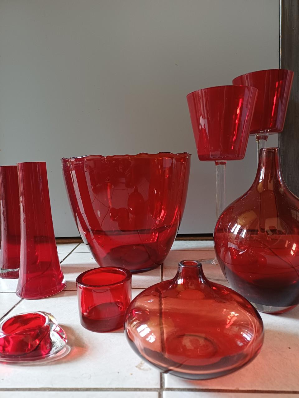 Rood glas