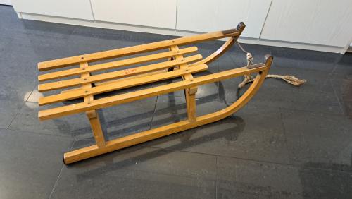 Vintage houten slee