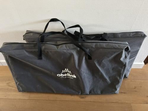 2 x Campingkastjes Obelink Duo Easy Luxe