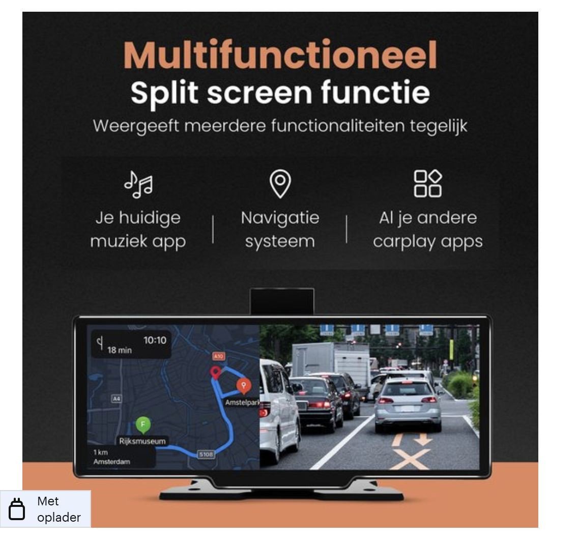 MasonPro Navigatiesysteem, voor Apple Carplay & Android Auto