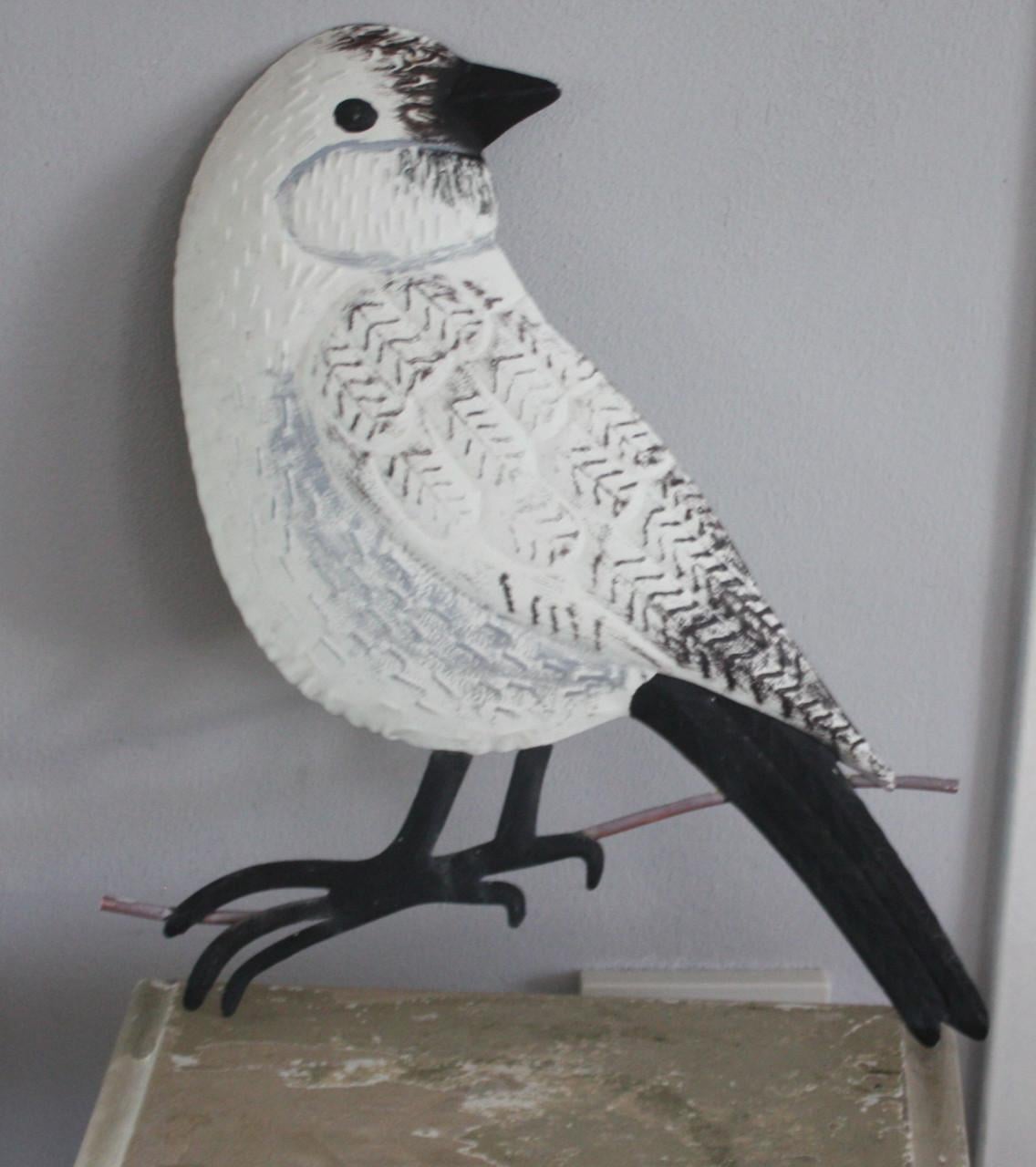 Metalen vogel hanger nr2