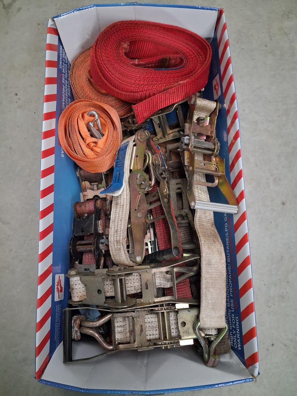 Ratels en spanbanden.