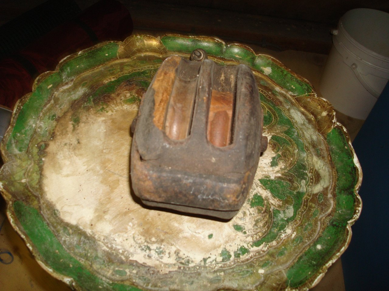 Scheepsantiek dubbelschijfsblok