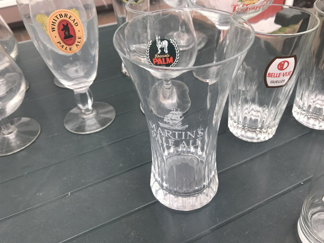 Glazen,bier,limonade,diverse merken
