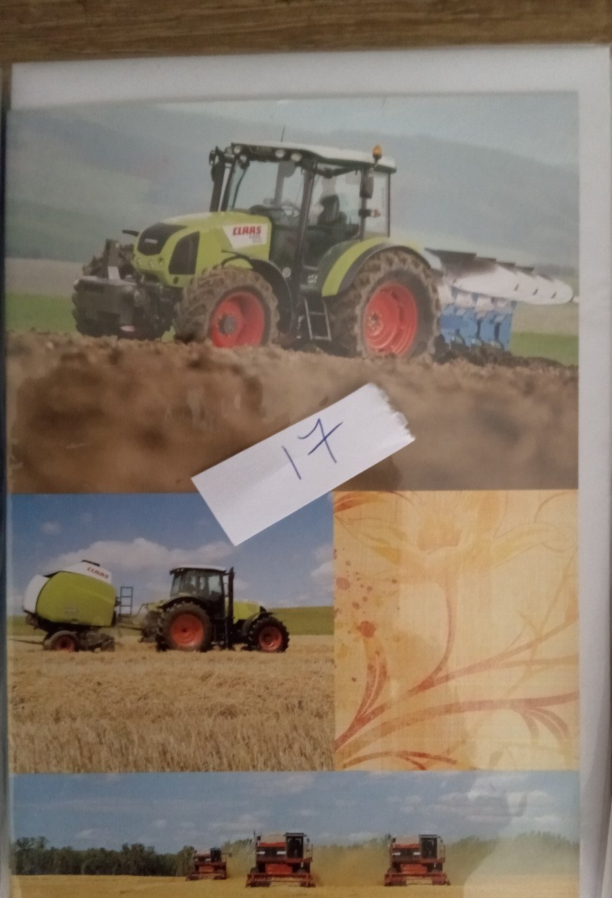 285 ansichtkaarten en dubbele met envelop. Tractor