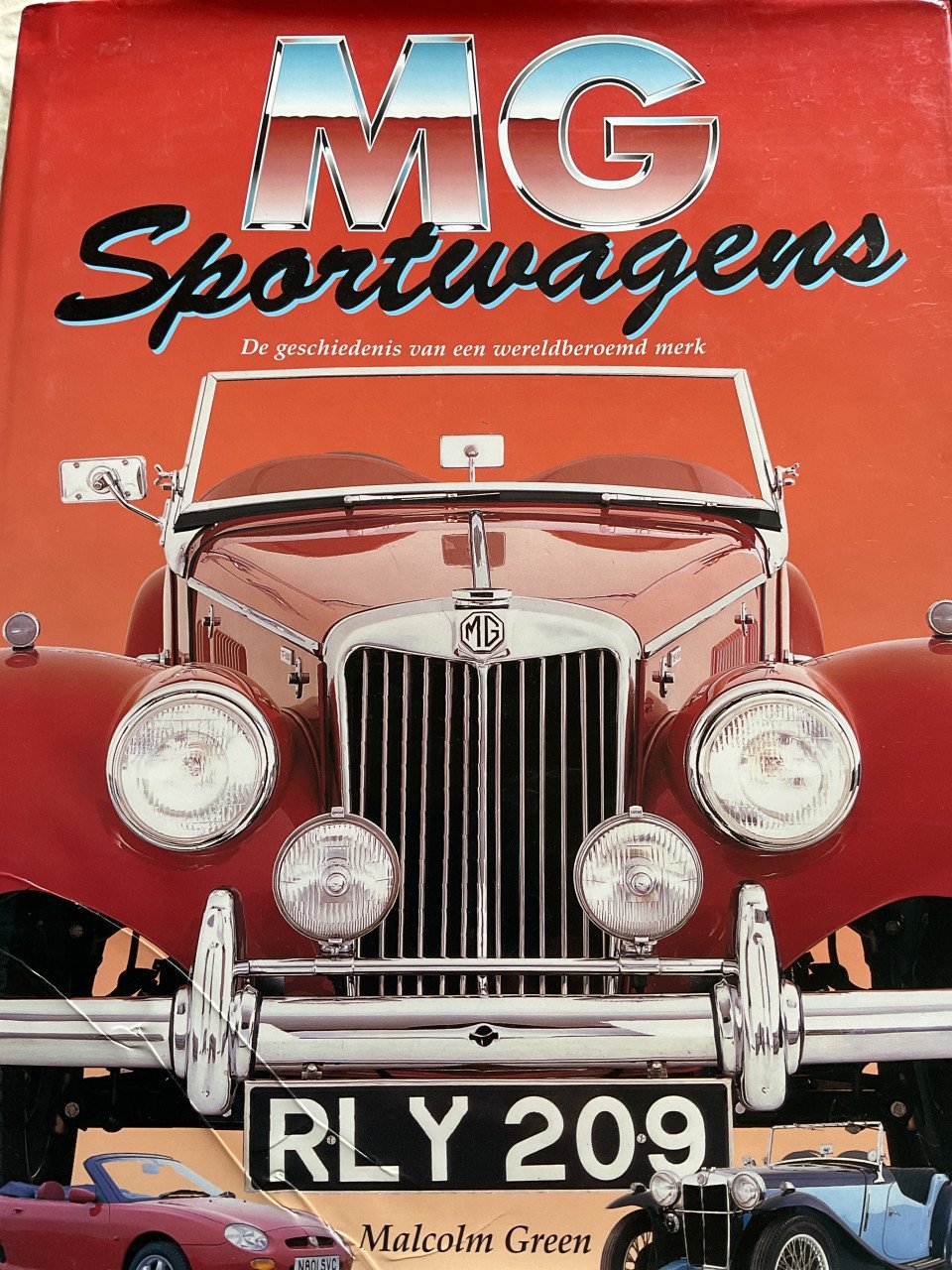 MG sportwagens boek
