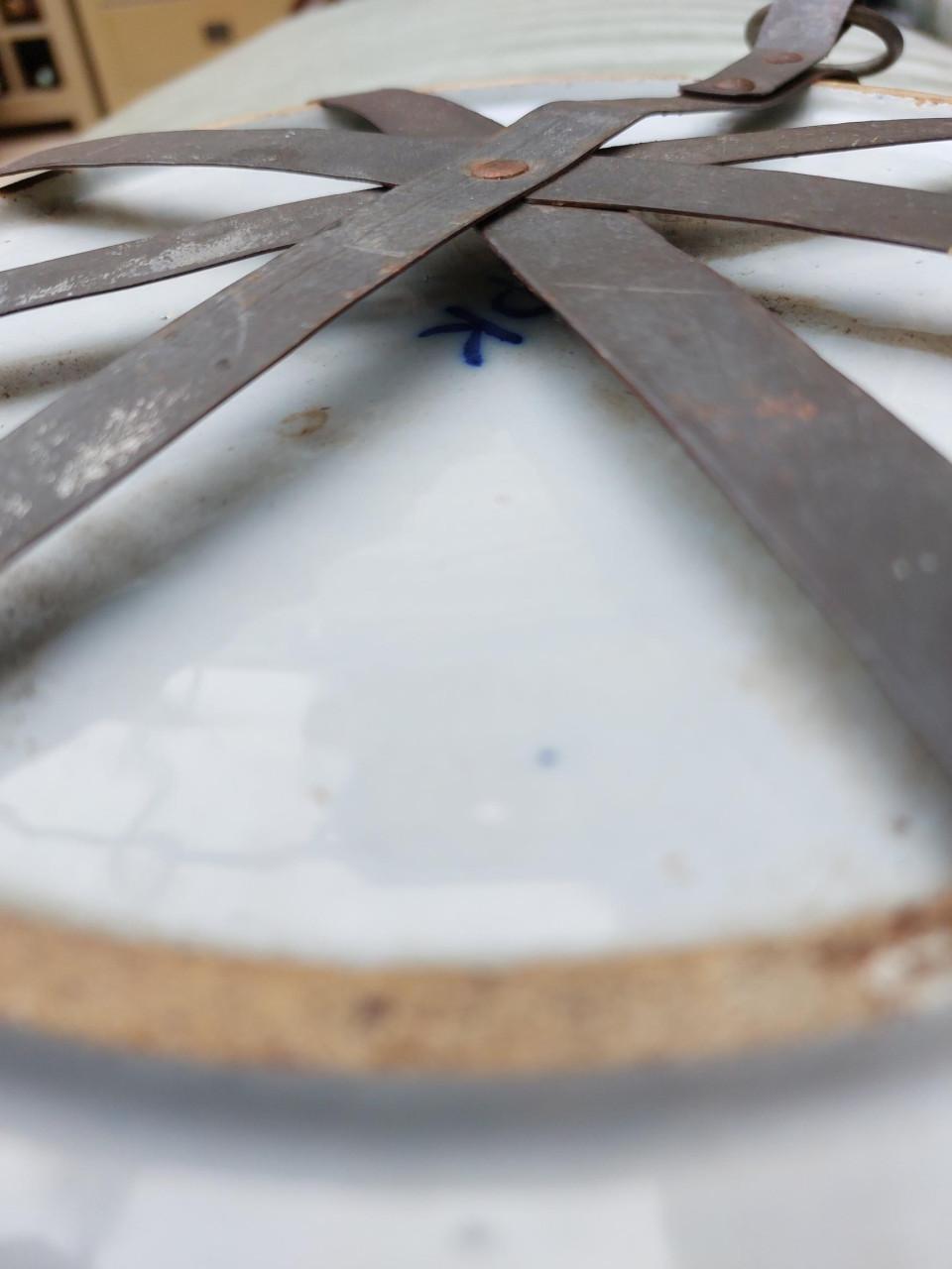 Antiek pauwenbord 18e eeuw