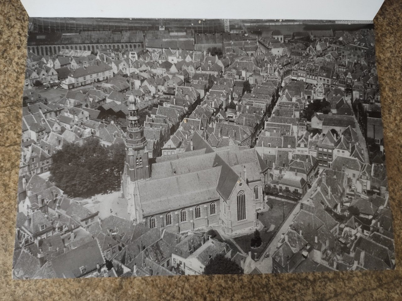 Vlissingen vanuit de lucht. Prachtige oude grote foto's  Van 1924 tot 1960
