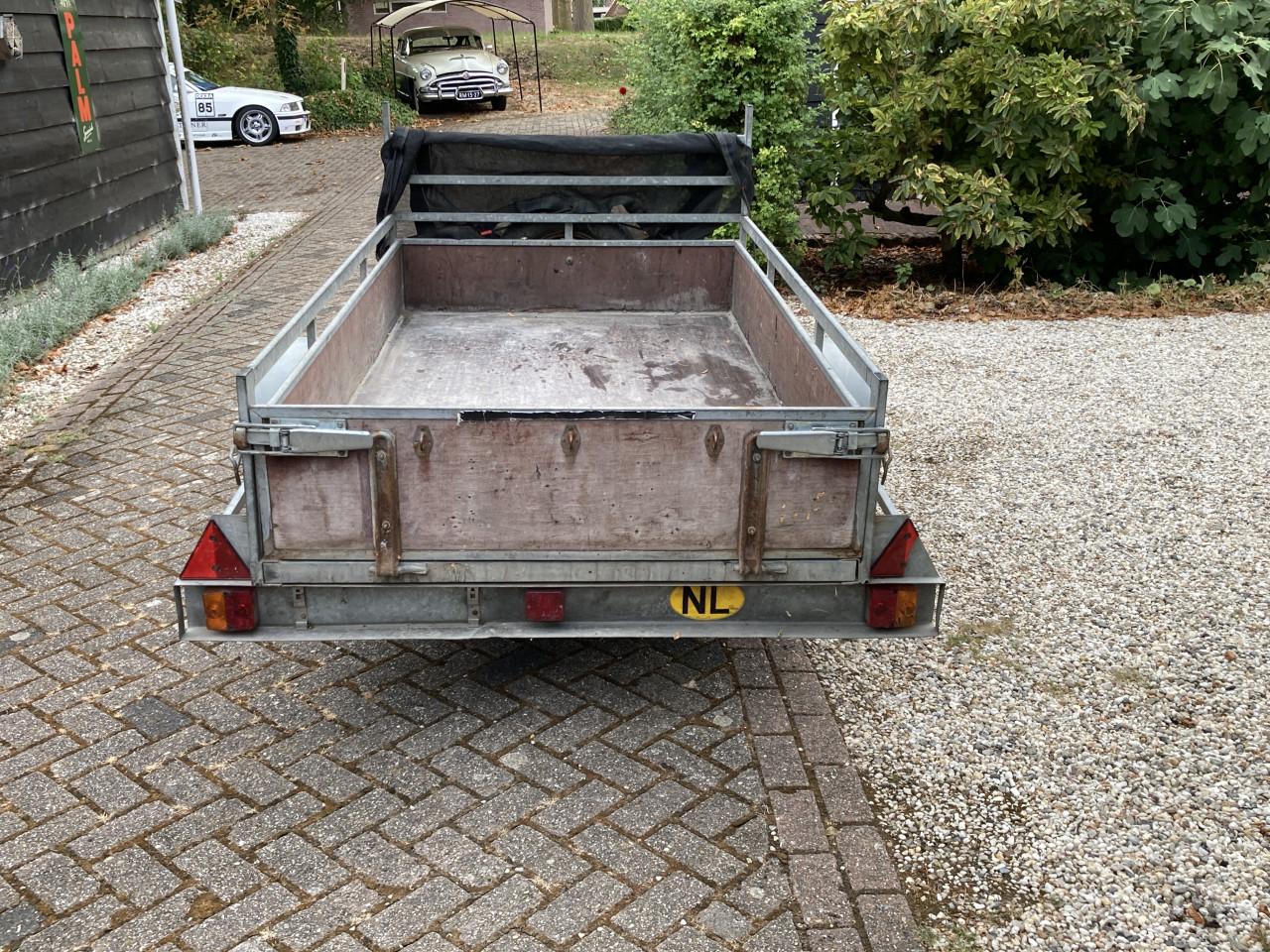 Aanhanger bakwagen kar enkelasser torsievering i.z.g.st.!    125x225 cm