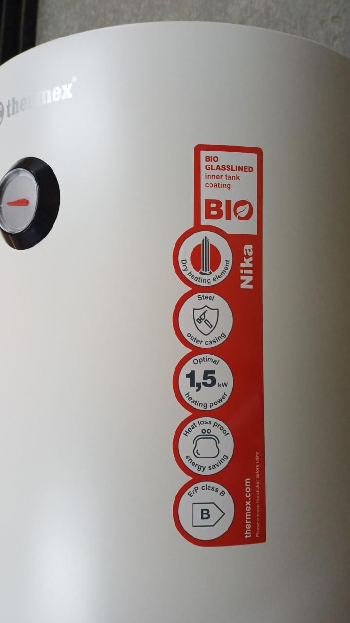 80L boiler 1500Watt droge weerstand