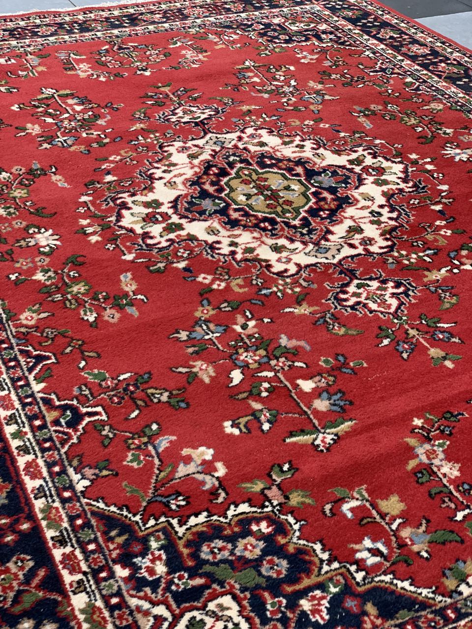 ❣️Schitterend Sfeervol Groot Handgeknoopt Vintage Vloerkleed uit India❣️