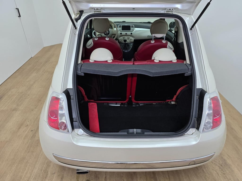 Fiat 500 twinair met panoramadak en unieke parelmoerkleur | tweedehands fia
