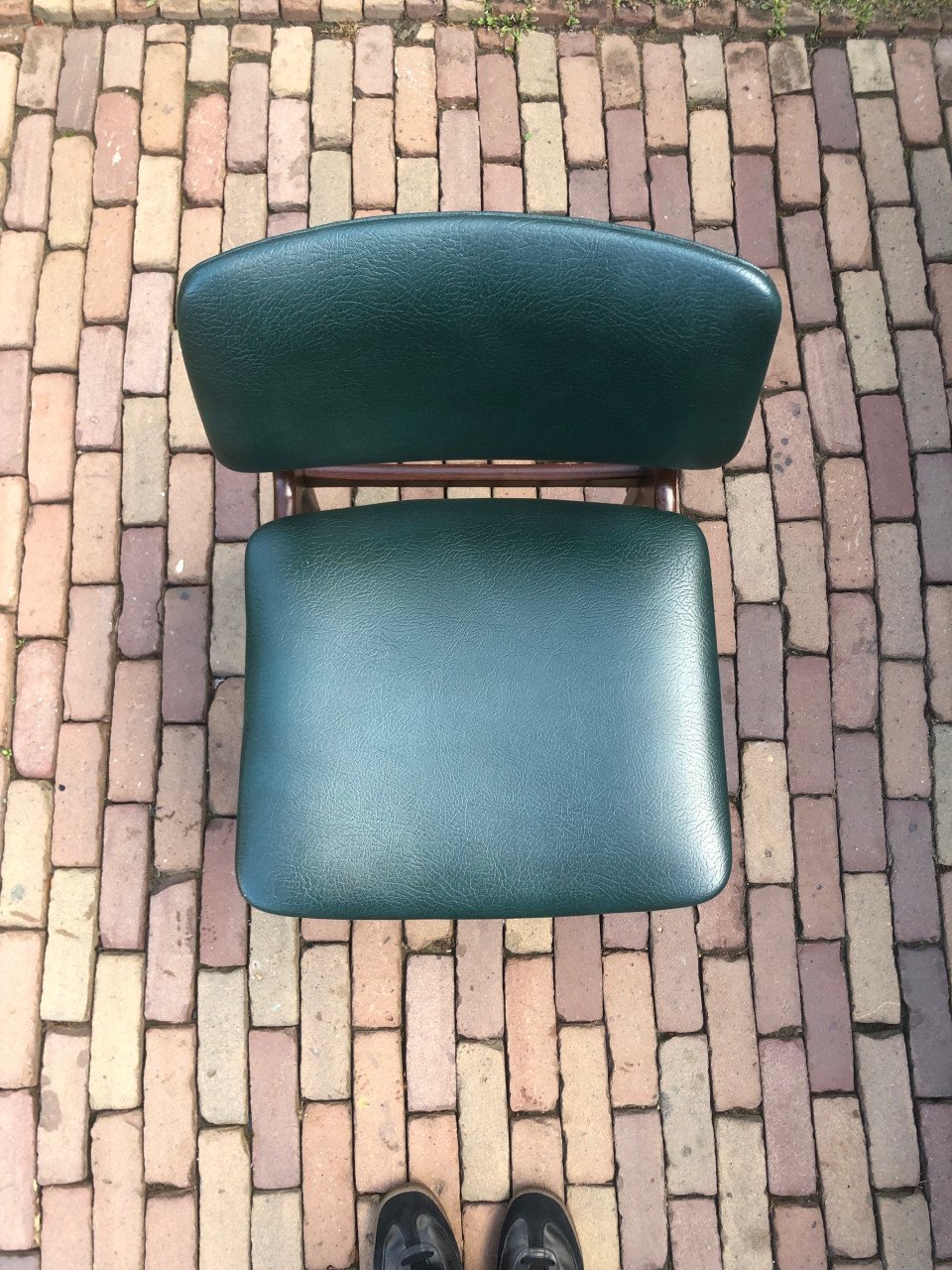 4 vintage eettafel stoelen.