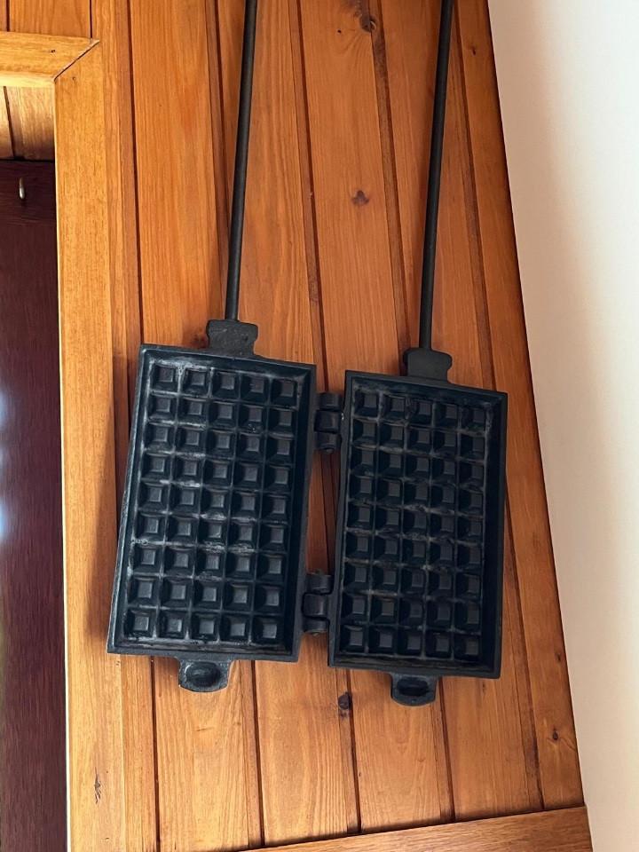 Wafelijzers ter decoratie