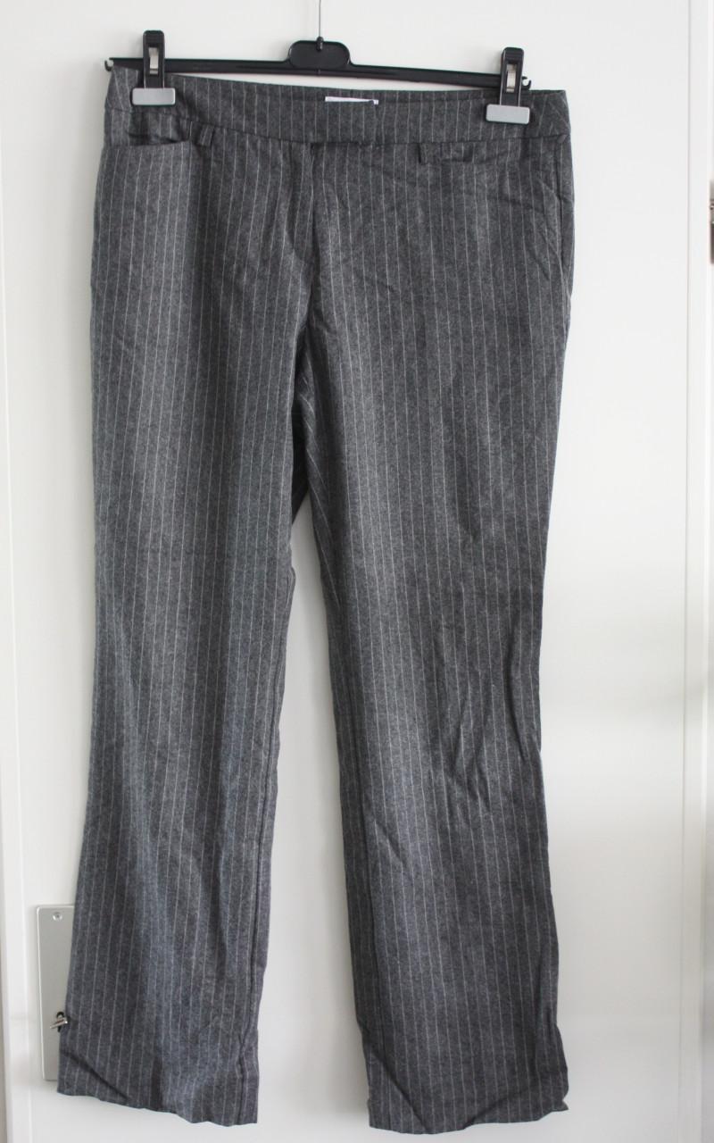 Grijze wollen broek  maat 40