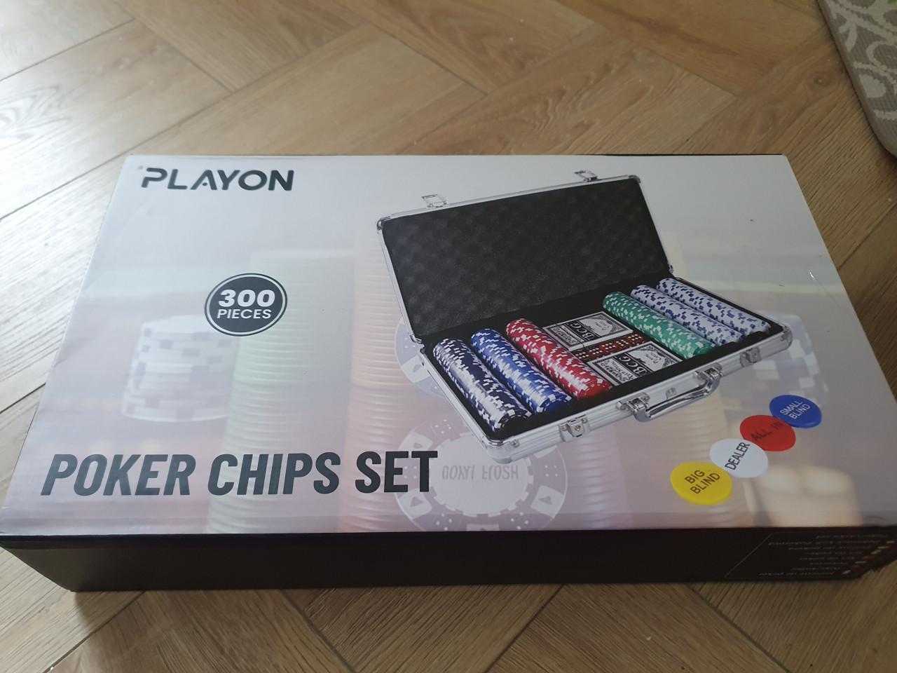 PlayOn pokerset 300 chips in koffer | nieuw | Texas Holdem