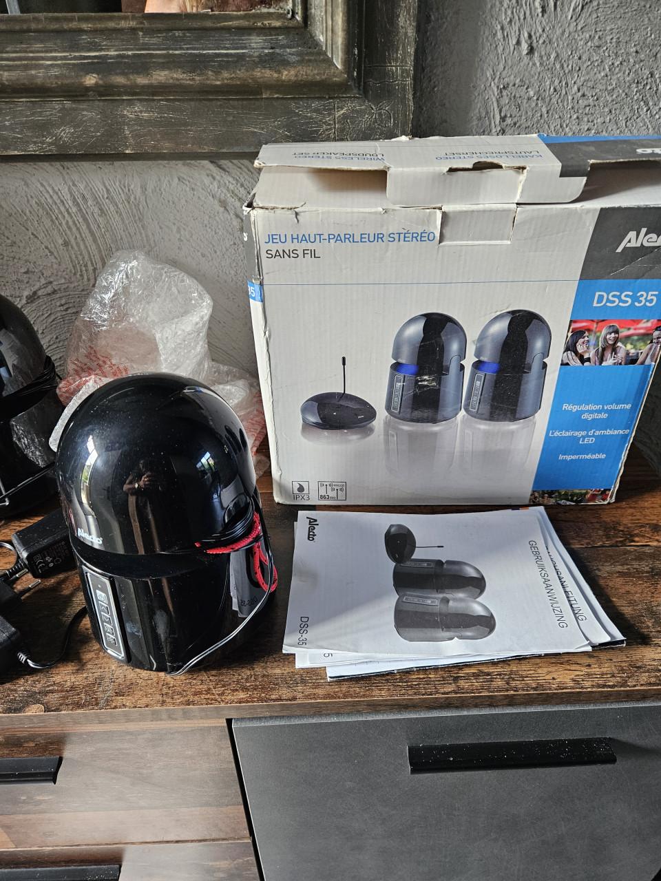 Alecto DSS 35 Draadloze Stereo Speakerset nog zgan