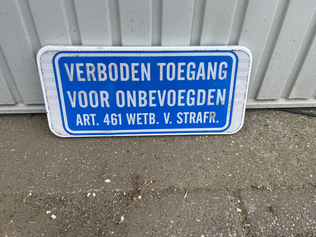 Bord "Verboden Toegang"