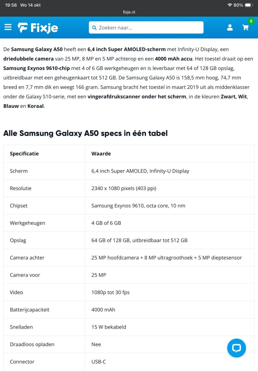 Samsung telefoon