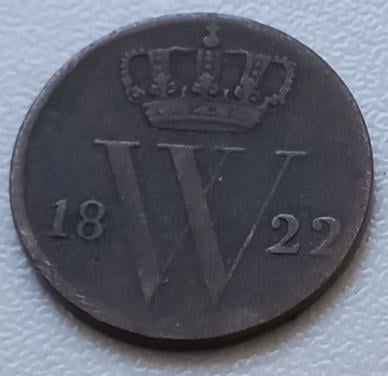 ½ cent jaar 1822