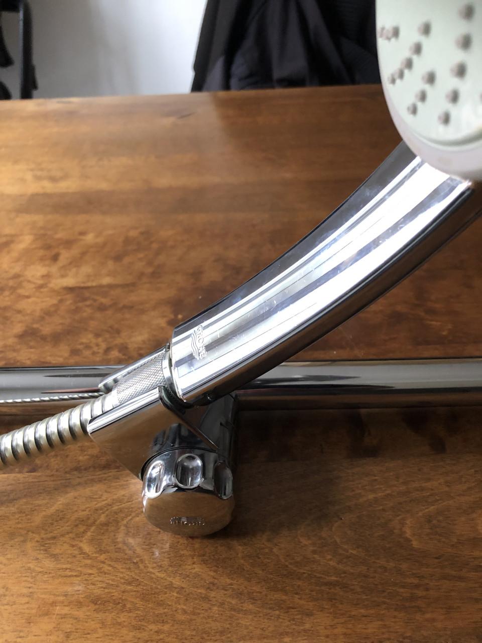 Grohe thermostaat douchekraan, glijstang en douchekop