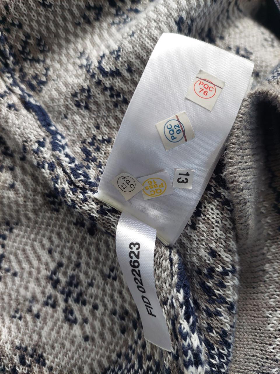 Nieuw Bonprix damesvest mt 40/42 marine/grijs