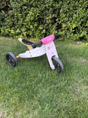 Loopfiets driewieler hout