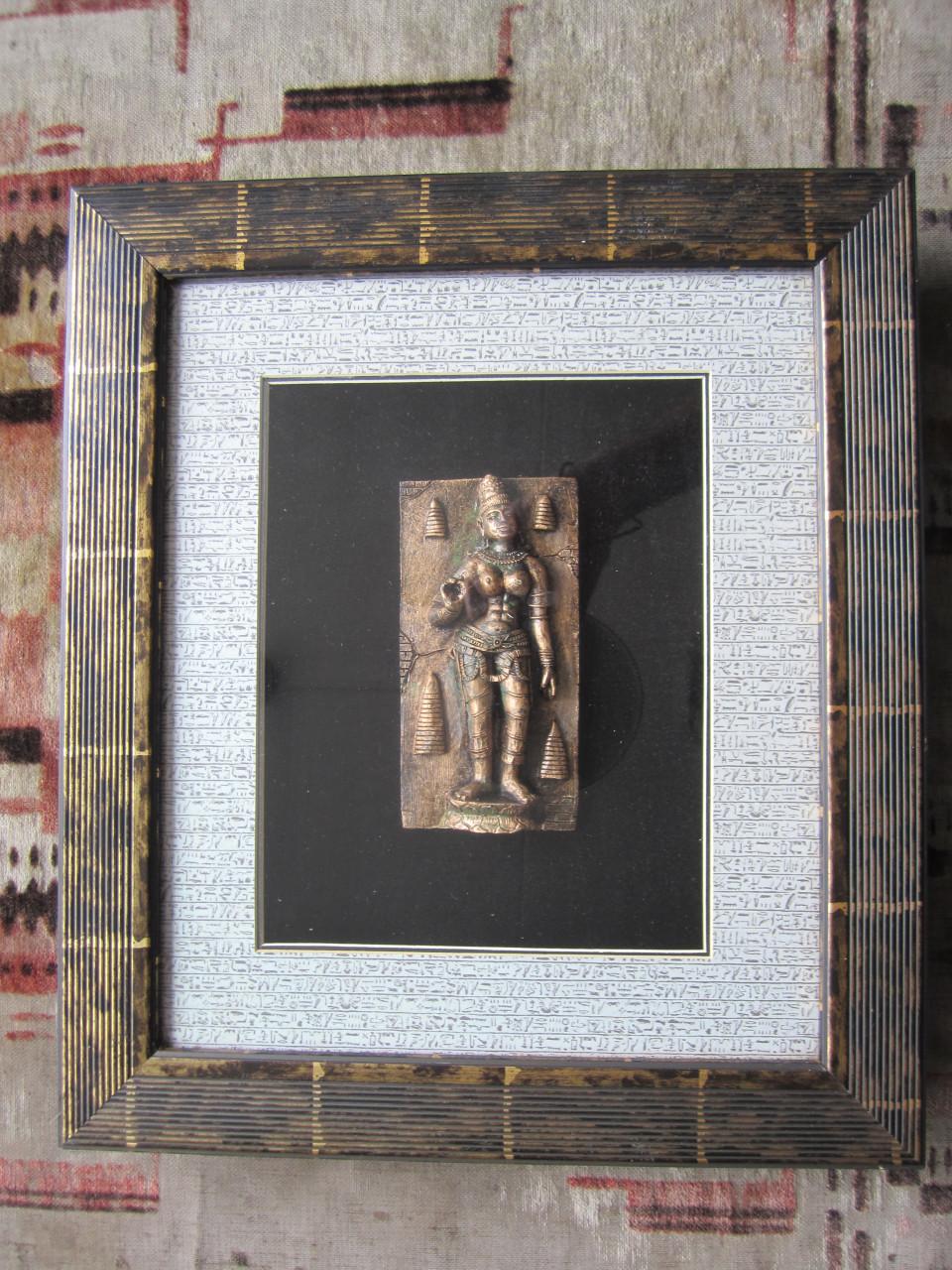 Mooie Lijst India Boedha Art 34 x39 cm.