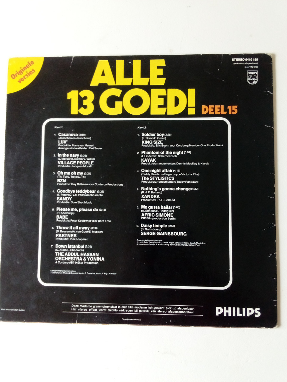 4x lp's o.a. Abba en Dance Classics