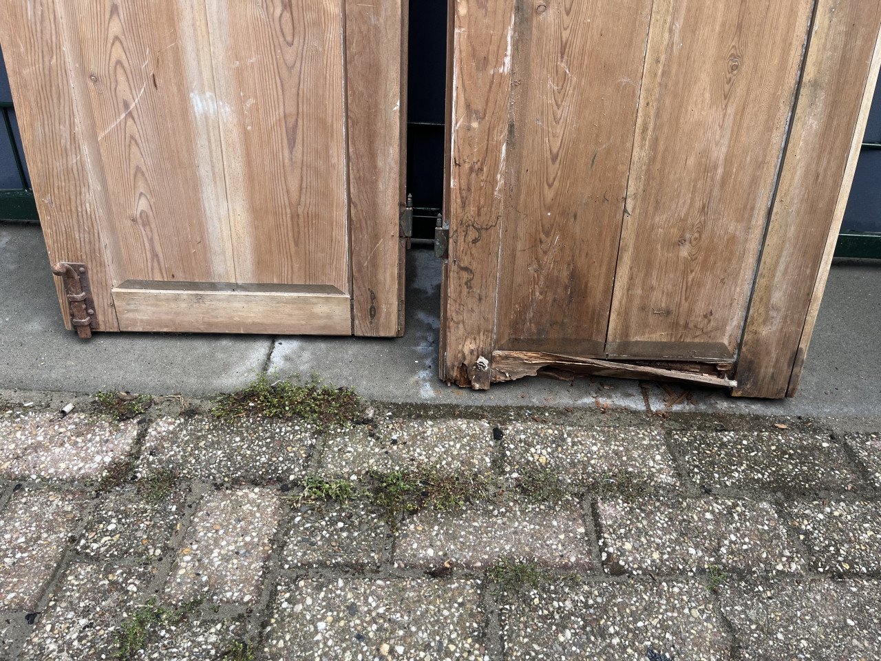 Kastdeuren, hout, antiek
