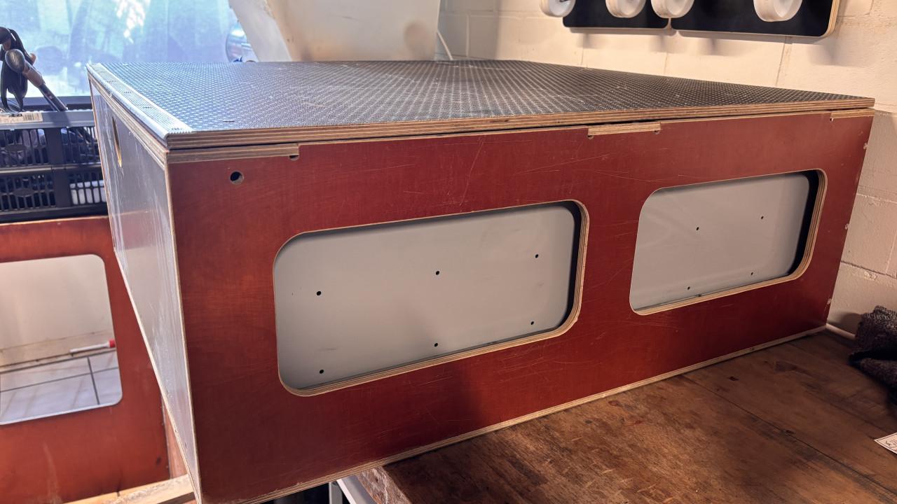 Vloerlade voor zelfbouw camper