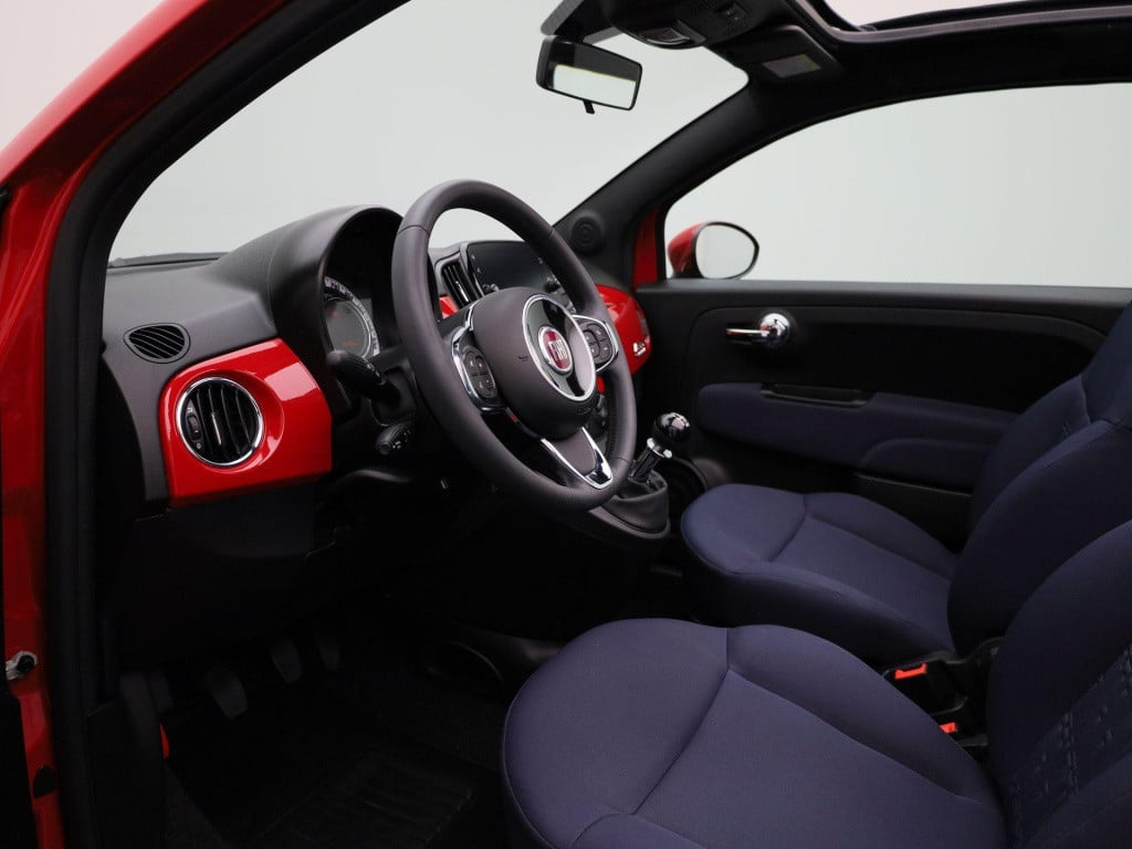 Fiat 500 C 1.0 hybrid club | cabrio | parkeer sensoren | dab | airco | crui