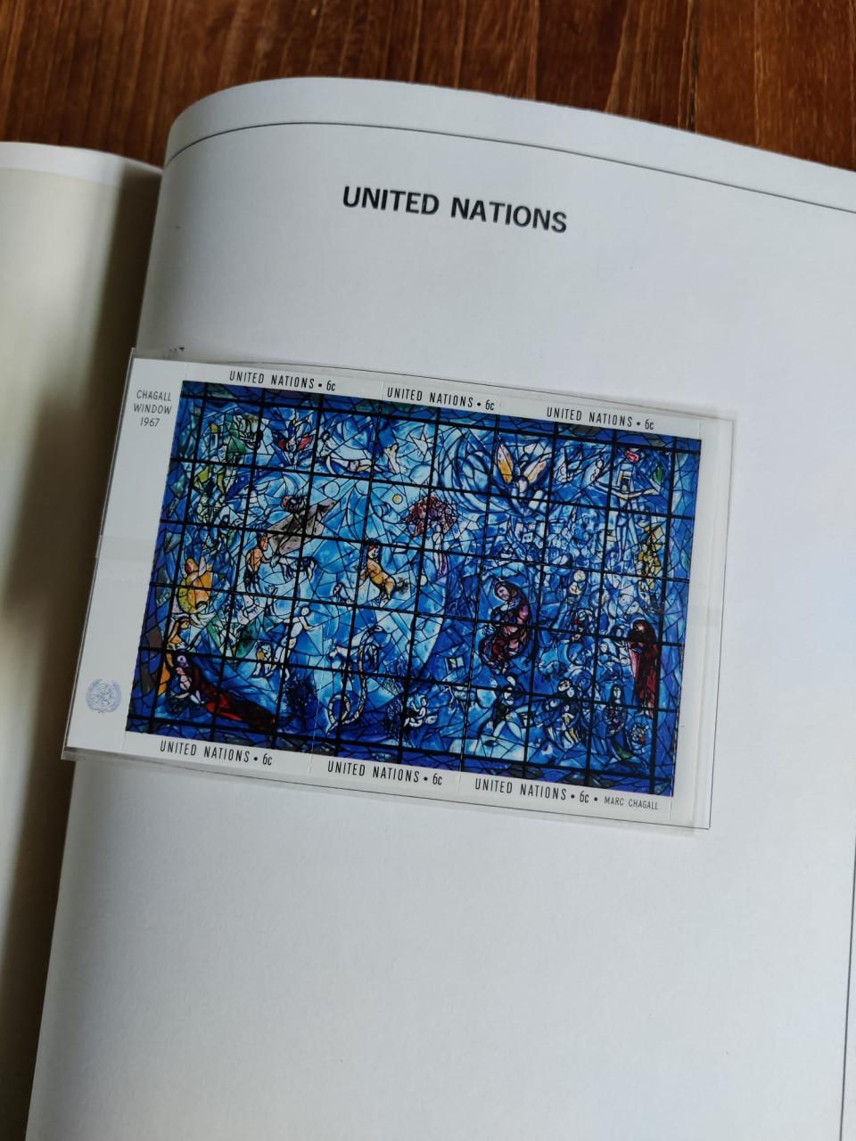 Verzameling United Nations / Verenigde Naties in voordruk Davo