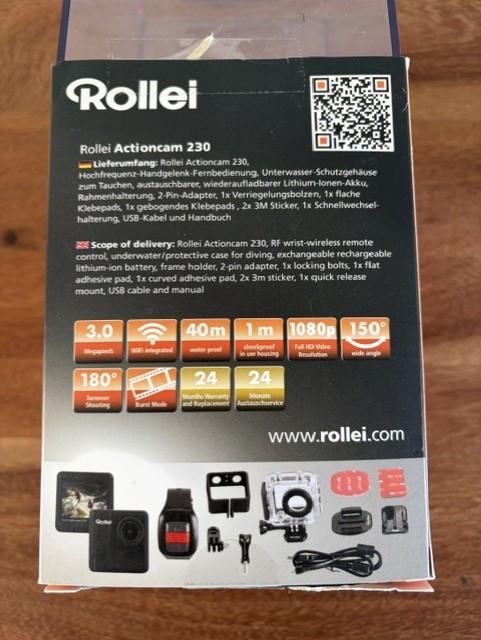 Rollei | Actioncam 230 met accessoires
