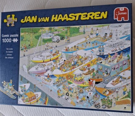 Jan van Haasteren puzzel  De sluizen 1000 stukjes