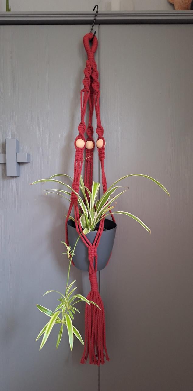 Macrame plantenhangers