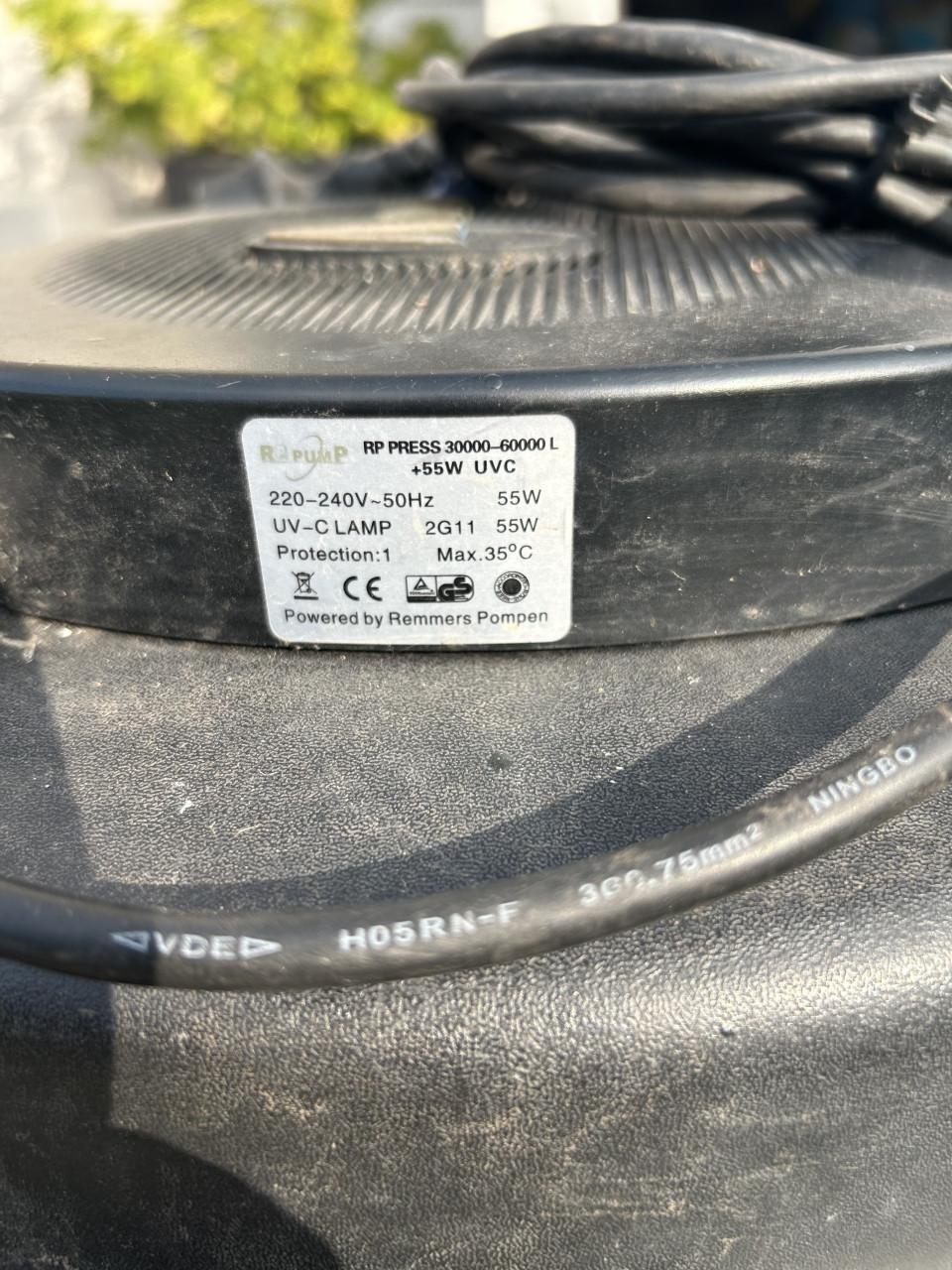 Te koop rp press groot vijverfilter voor vijvers tot 60000 liter