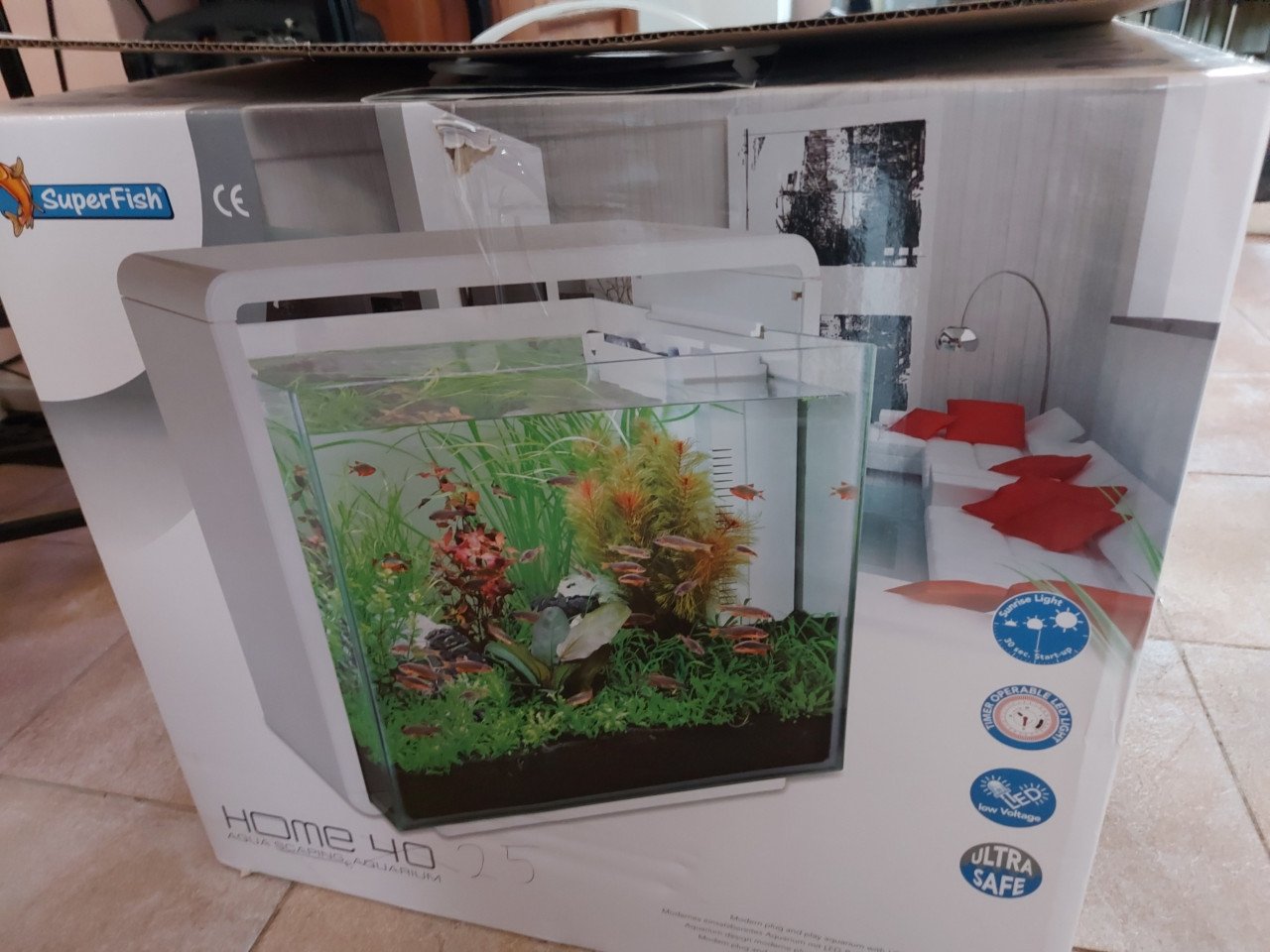 Superfish 40ltr + standaard