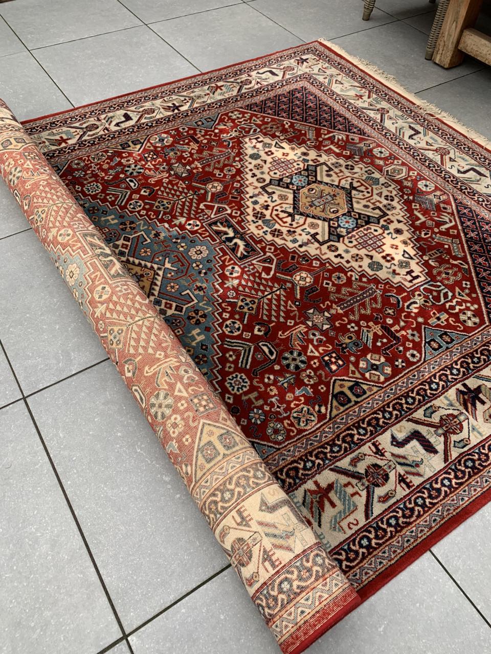 ✨Prachtig Sfeervol Vintage Vloerkleed van Zuiver Scheerwol✨300 bij 200 cm❣️