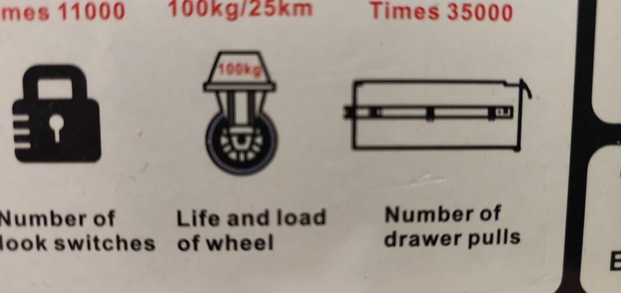 Set van 4 (2 zwenk- en 2 bokwielen met rem), Ø 12,5 cm