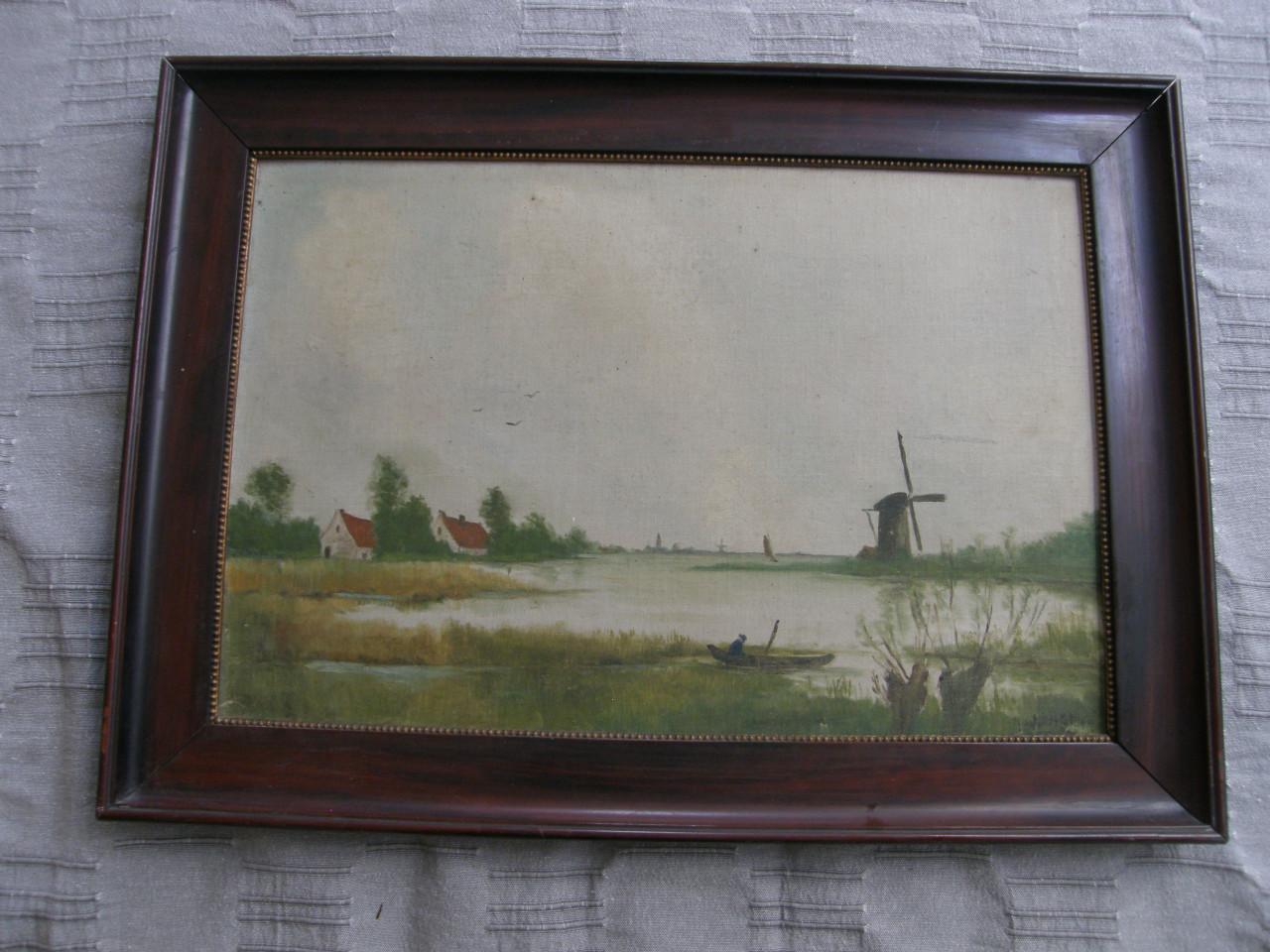 Olieverf schilderij