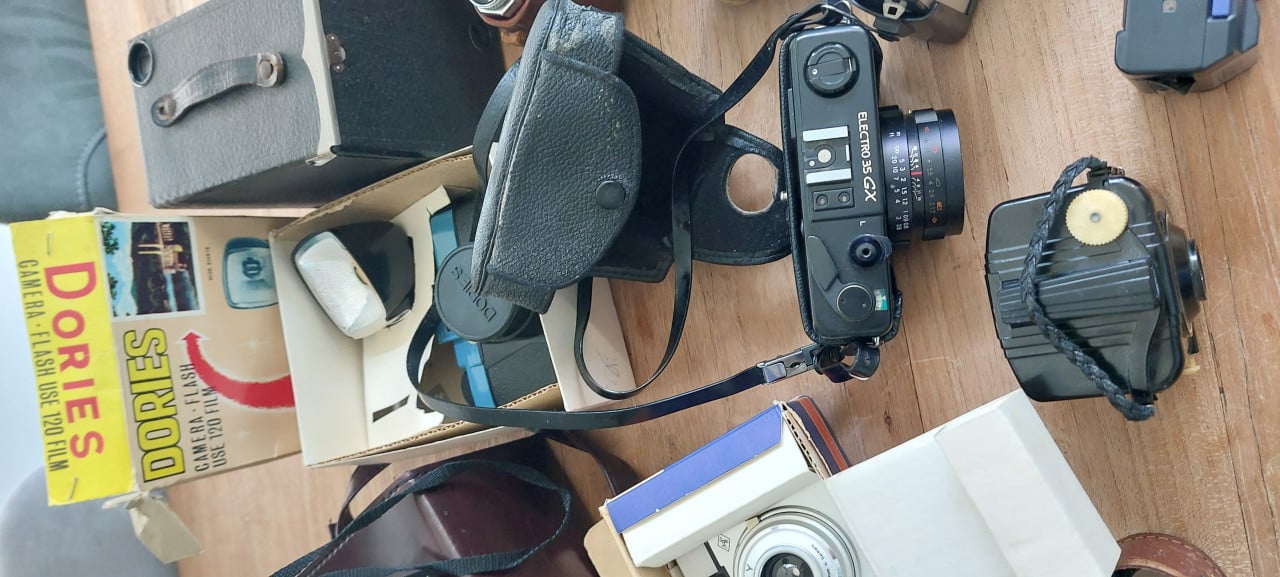 Verzameling fototoestellen