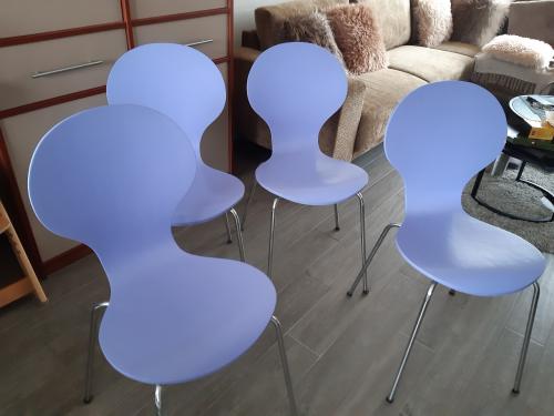 Vlinderstoelen, kleur paars