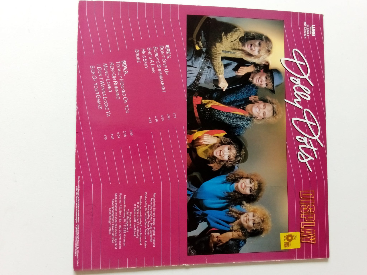 Set 4x jaren 80 vinyl lp