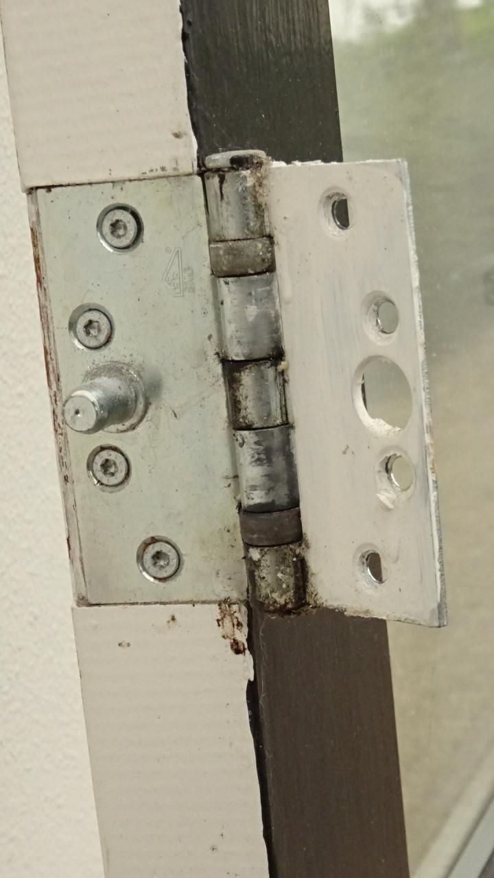 Hardhouten achterdeur