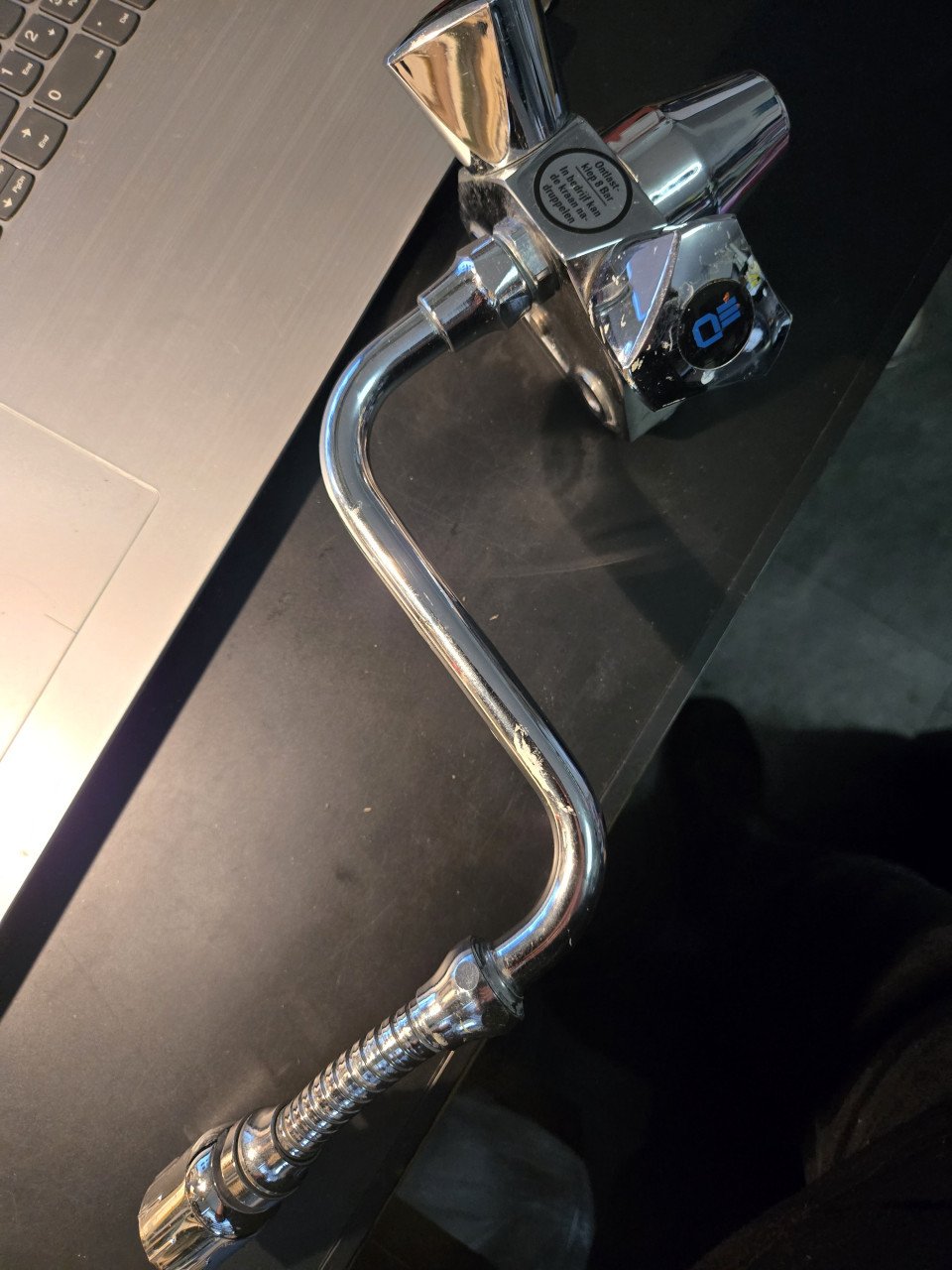 Itho Daalderop mengkraan met onderuitloop. Gebruikt,