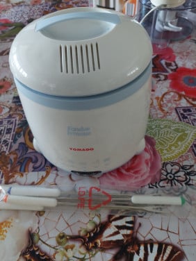 Te koop zgan fondue pannetje merk tomado