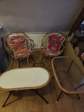 Retro Rotan set