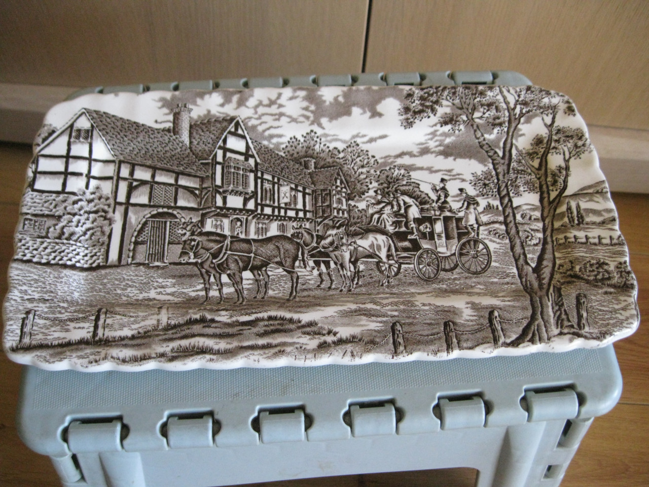 Royal staffod shire schaal en wandbord