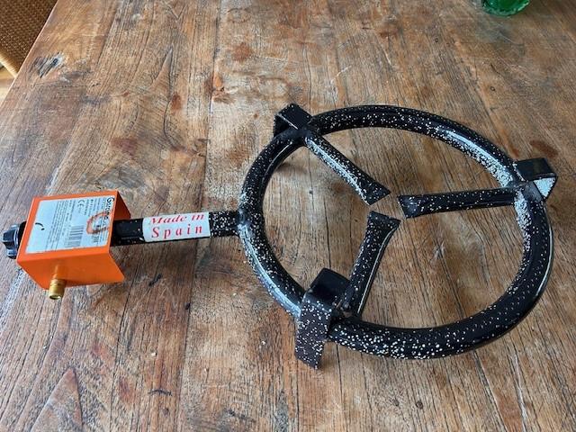 Paellapan met brander